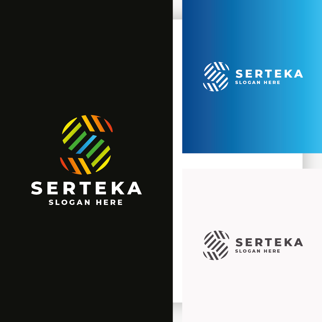 Serteka Letter S Logo cover image.