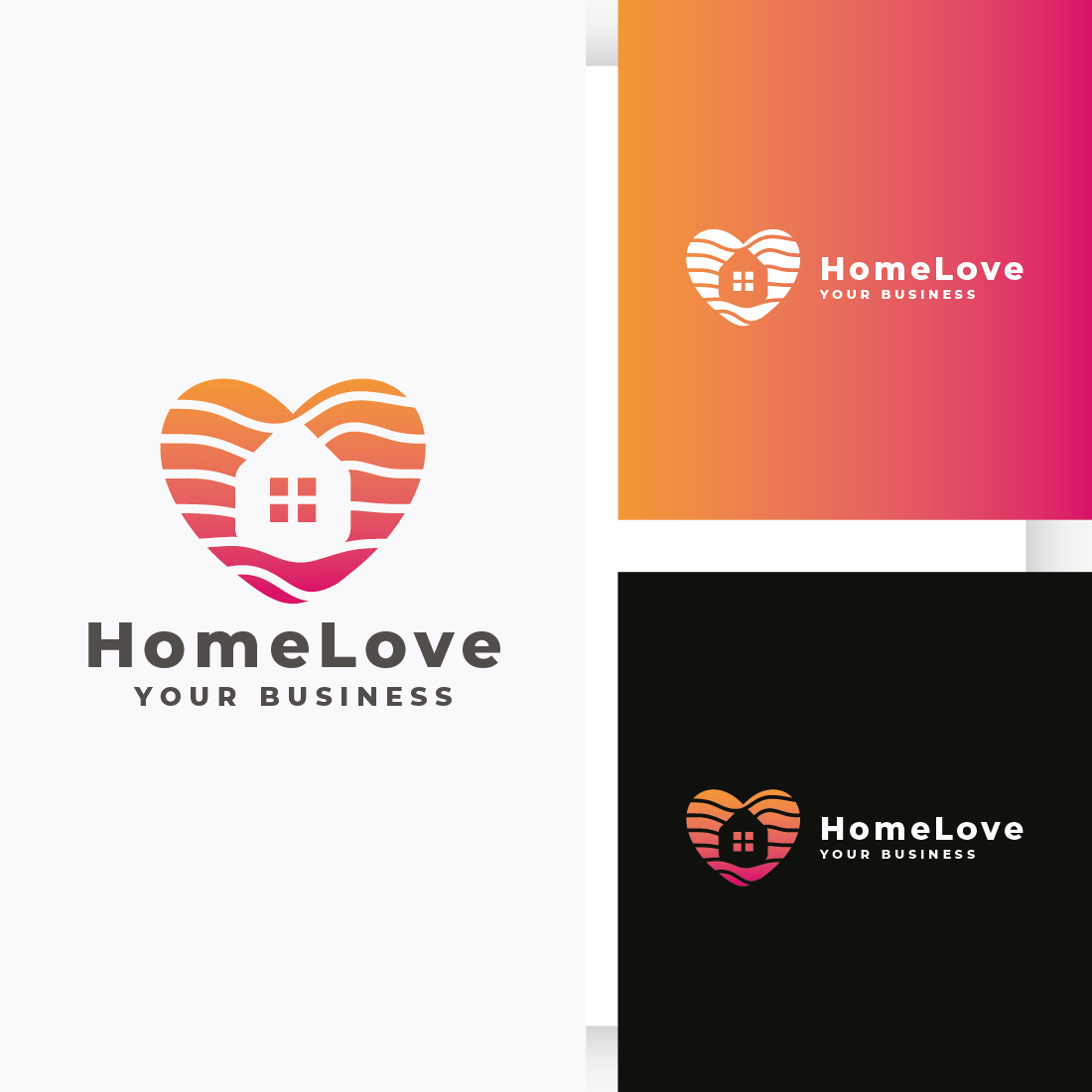 Home Love Logo preview image.