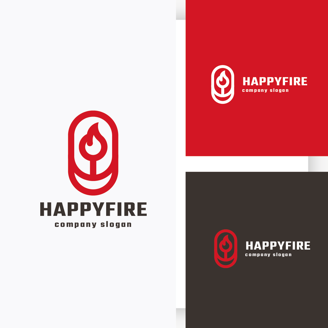 Happy Fire Logo preview image.