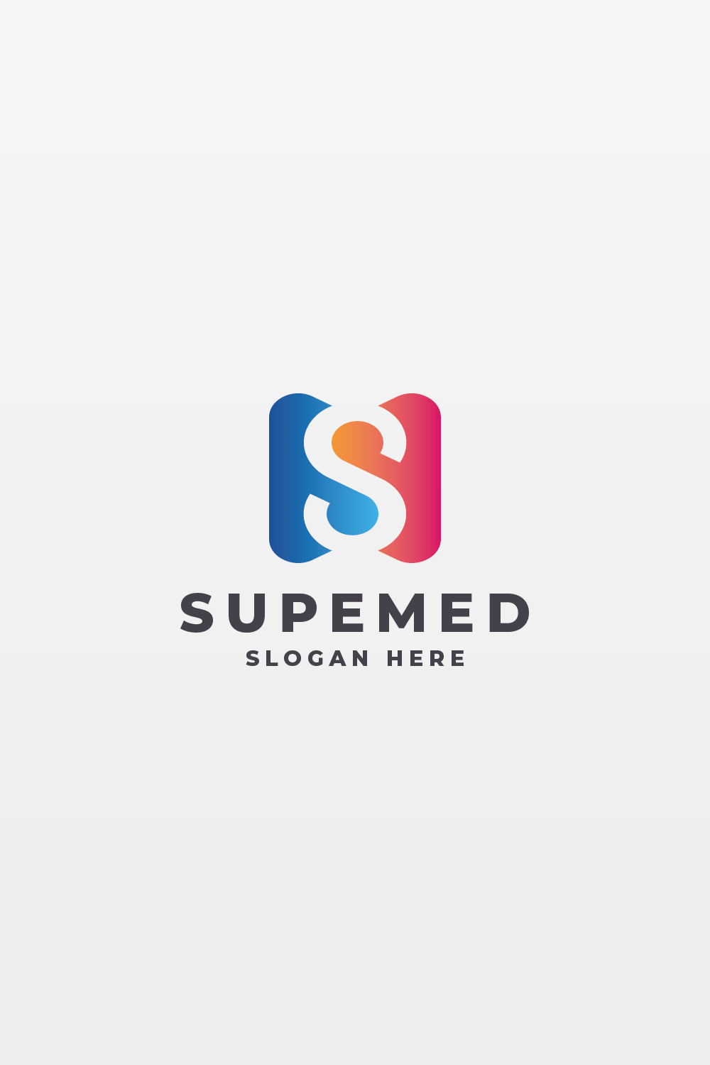 Super Media Letter S Logo pinterest preview image.