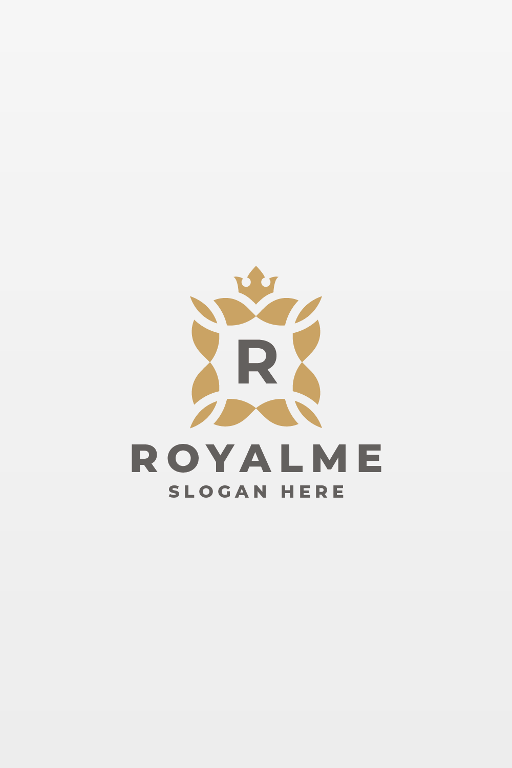 Royalme Letter R Logo pinterest preview image.