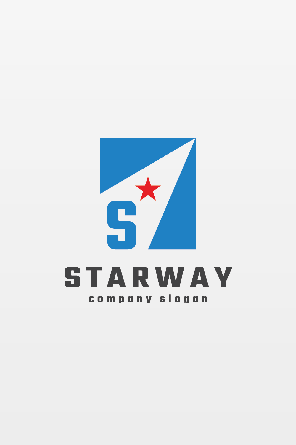 Star Way Letter S Logo pinterest preview image.