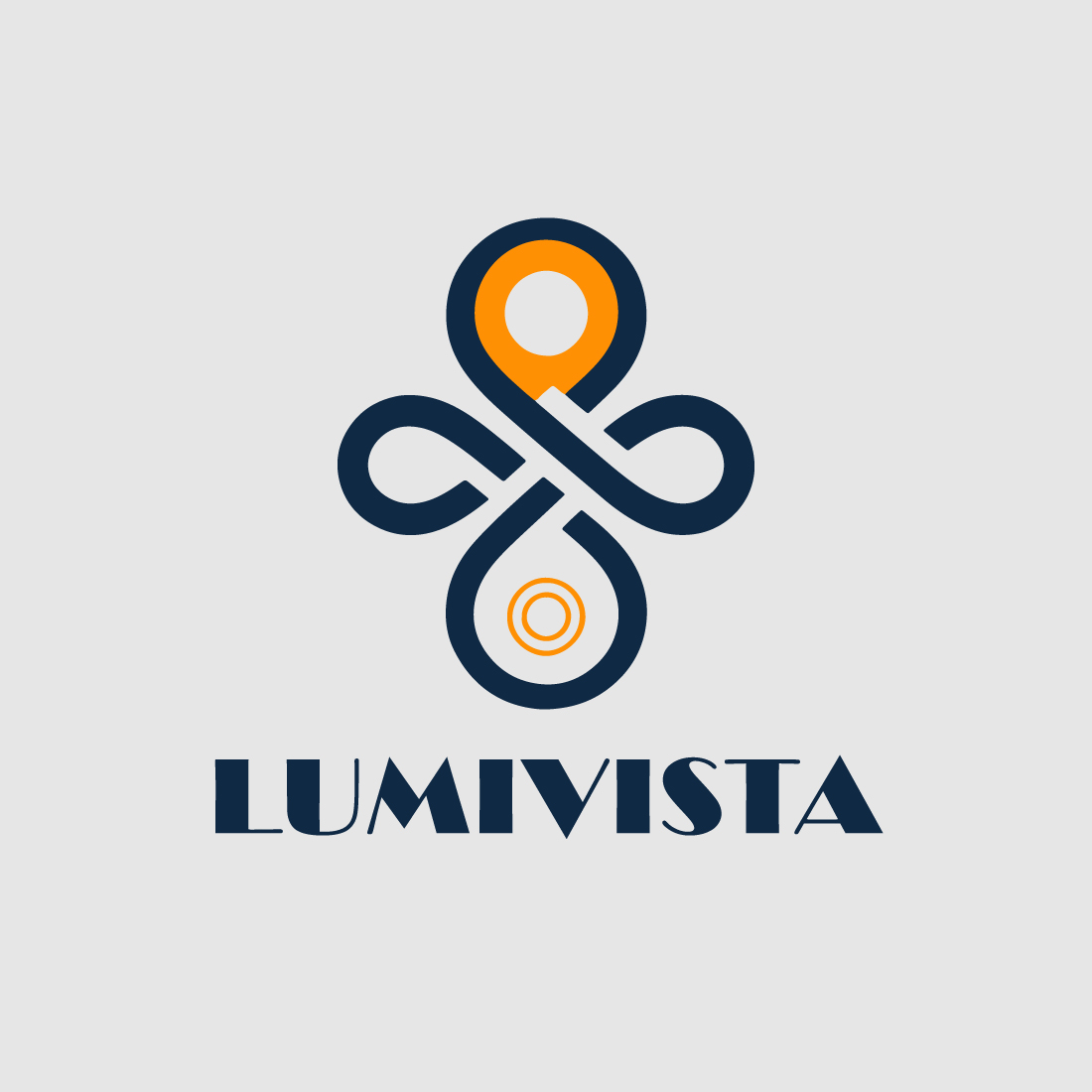 LUMIVISTA – Modern Lifestyle & Photography Brand Logo preview image.