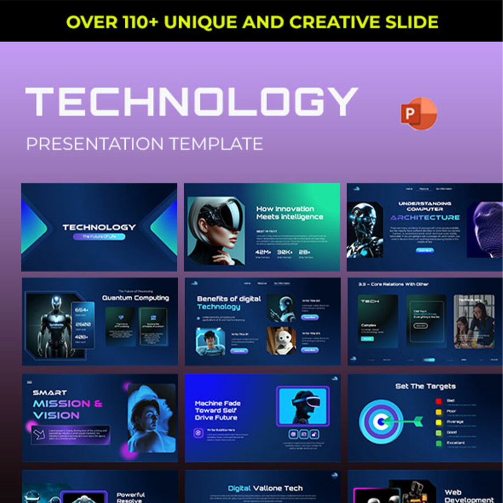 Work Slides Computer Computer Science and Technology Presentation - MasterBundles