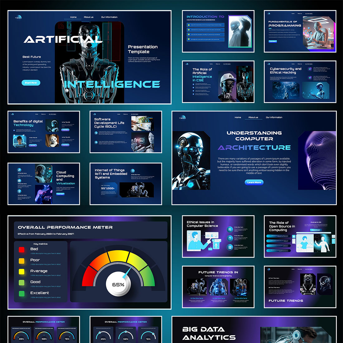 Computer Science and Technology Presentation preview image.