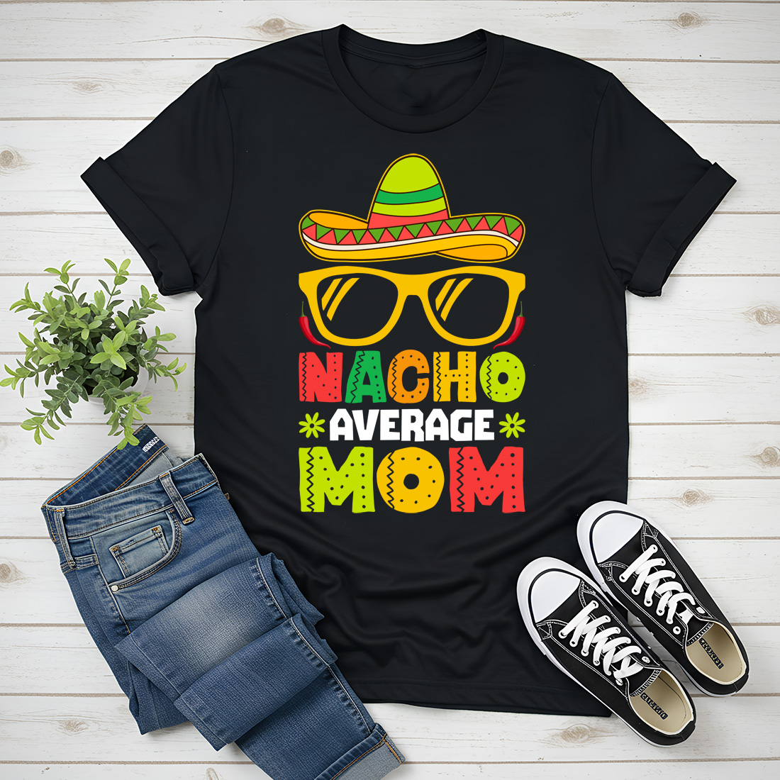 nacho average mom cinco de mayo mexican mother 5 de mayo t shirt black 720