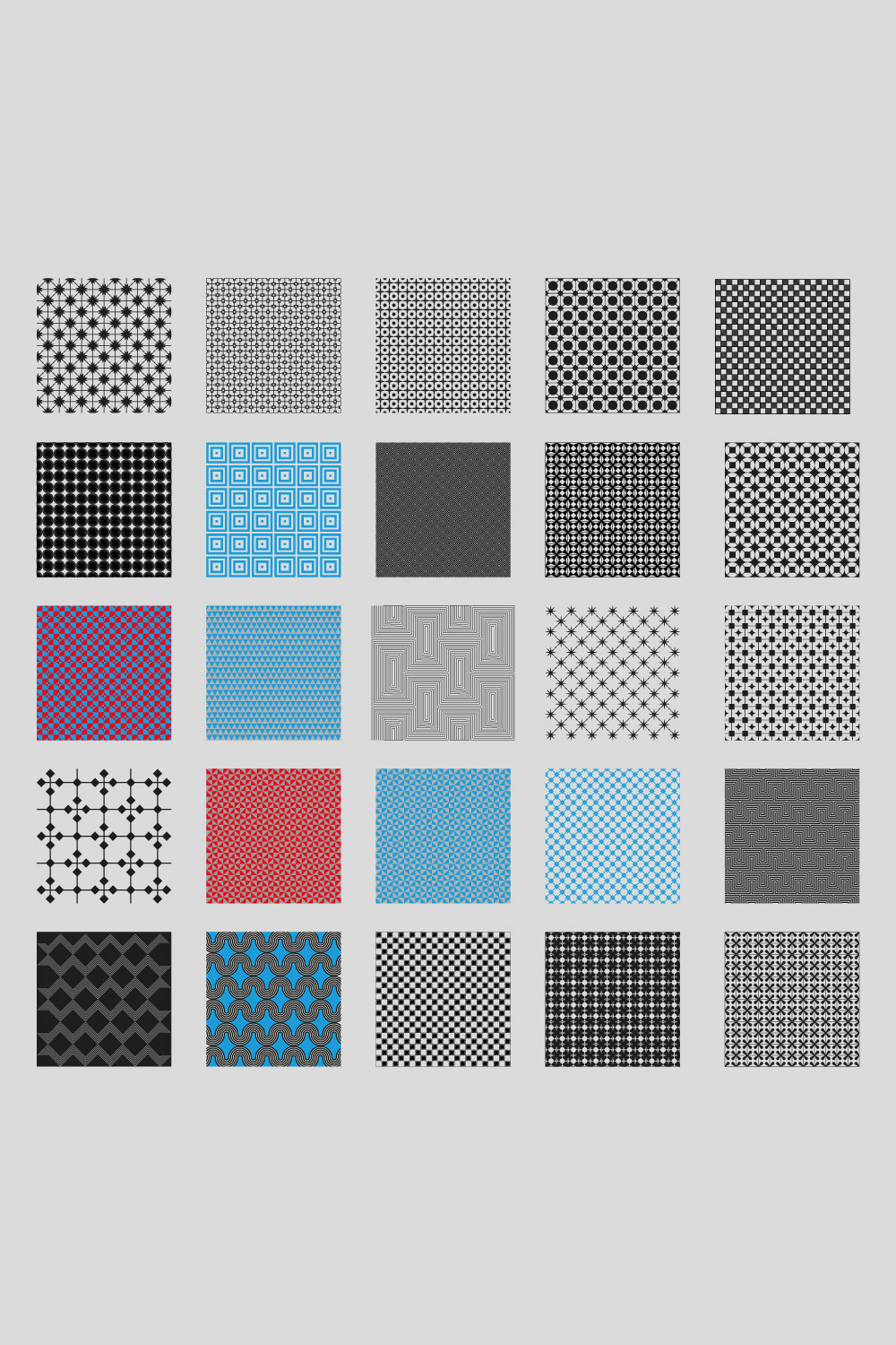 Pattern Designs Collection pinterest preview image.