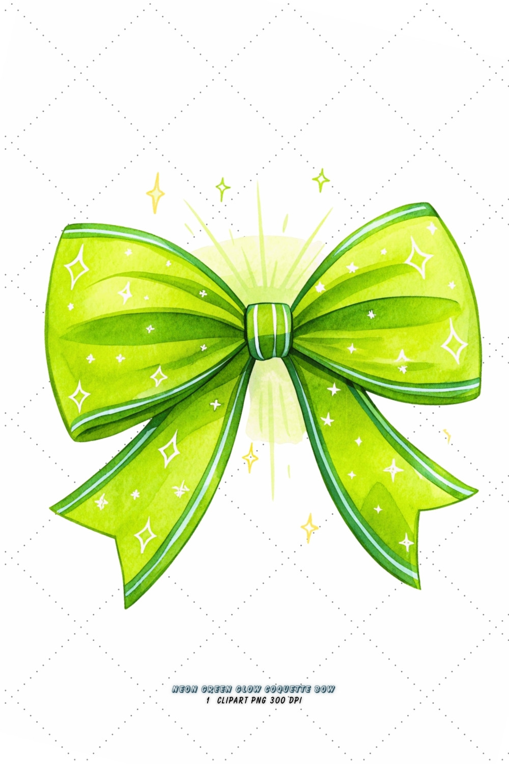 Neon Blue Glow Coquette Bow Clipart, neon green bow, glowing coquette bow, vibrant bow design, green glow clipart, digital bow design, neon glow design, glowing bow art, vibrant neon green, coquette bow art, green sublimation design pinterest preview image.