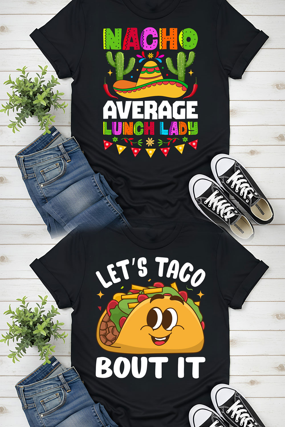 Cinco De Mayo T-shirt Design Bundle Design lovers pinterest preview image.