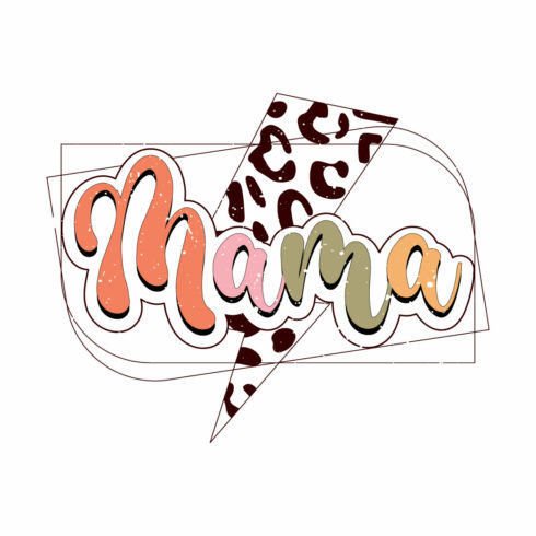 Mama- Mother's Day T-shirt Design cover image.