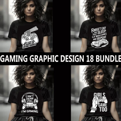 Gaming Graphic Design for Gaming Lovers, cover image.