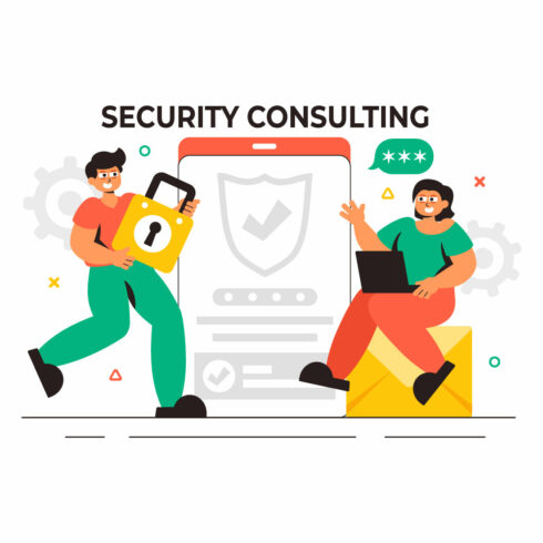 11 Security Consulting Illustration cover image.