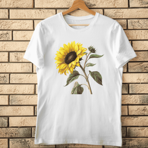 Helianthus Bloom T-Shirt Design cover image.