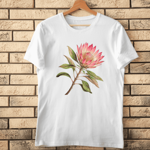 King Protea T-Shirt Design cover image.