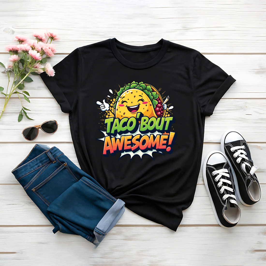 taco about awesome graphic design 7 masterbundle flat t shirt 237