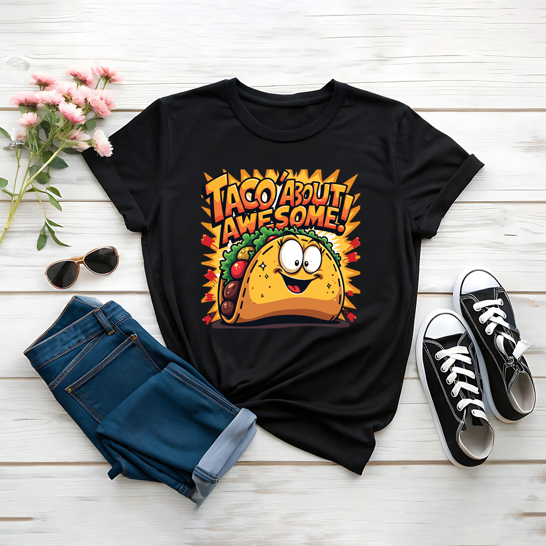 taco about awesome graphic design 8 masterbundle flat t shirt 449