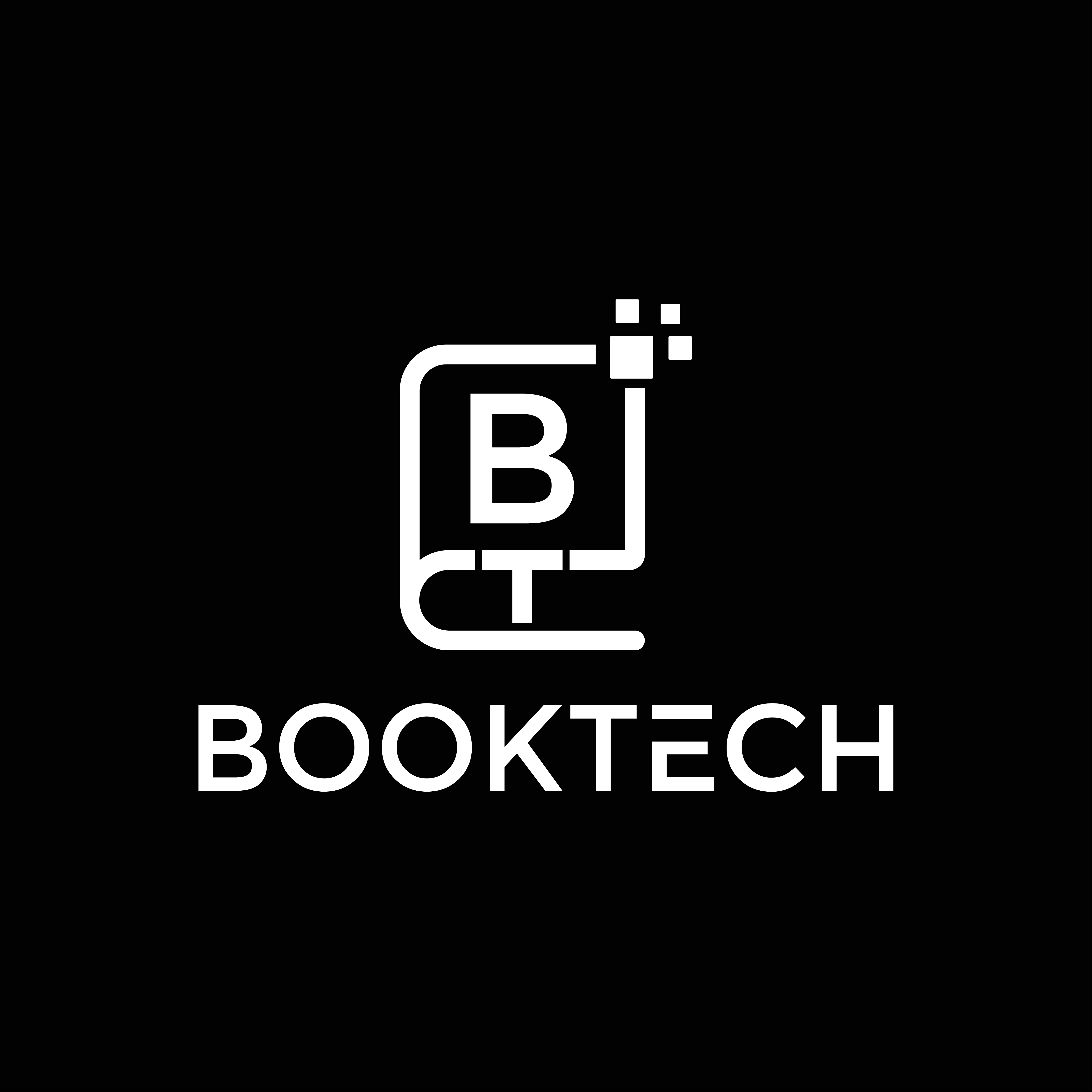 tech book logo designs, online education and learning designs concept, Book and technology logo designs preview image.