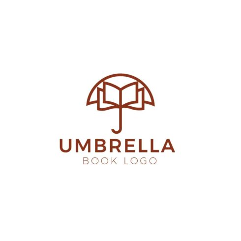 Initial Umbrella Smart Book Logo design cover image.