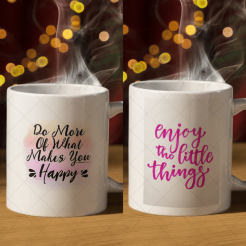 4 beautiful mug mockups cover image.