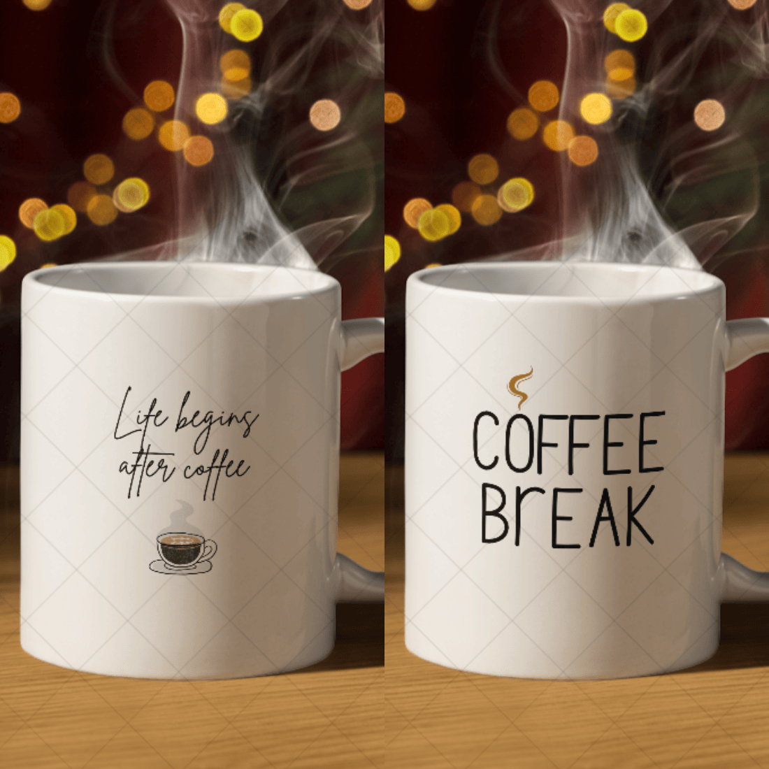 4 Eye Catching mug mockups cover image.