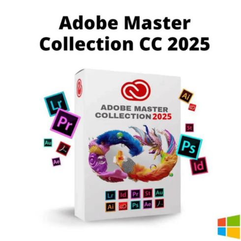 Adobe Master Collection 2025 Windows , mac cover image.