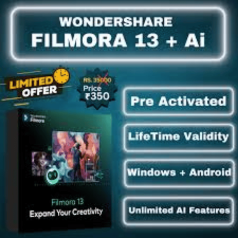 Wondershare Filmora 13 cover image.