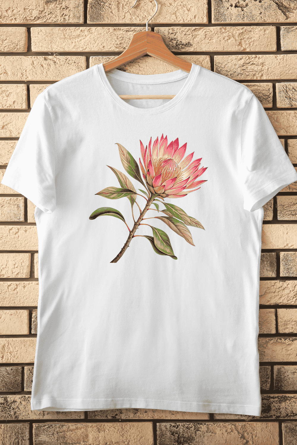 King Protea T-Shirt Design pinterest preview image.