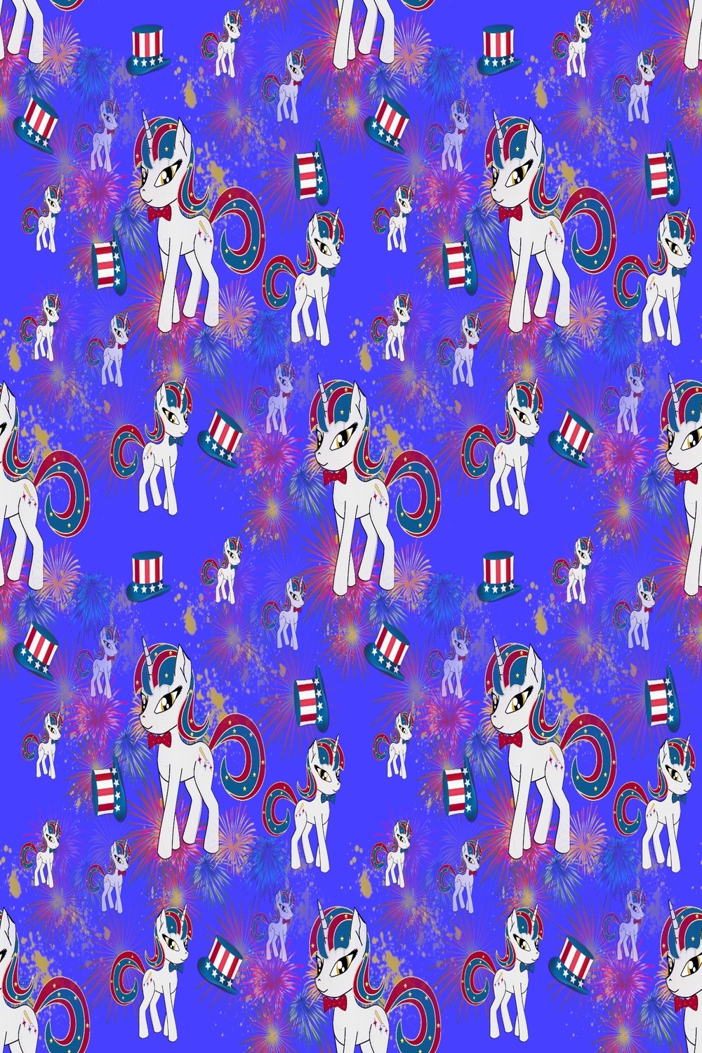 Seamless paper Patriotic,Independence day,mermaid paper,unicorn 4th of July,flamingo paper,6x6,Patriotic fabric printable,digital paper pinterest preview image.