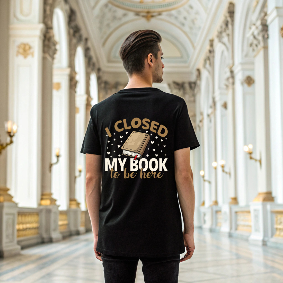 vintage style reading quote t shirt perfect gift for bookworms and literature fans. readign t shirt 6 black t shirt mock up 541