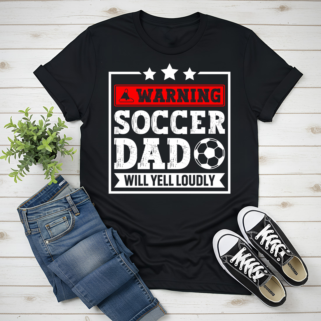 warning soccer dad will yell loudly t shirt black t shirt 610