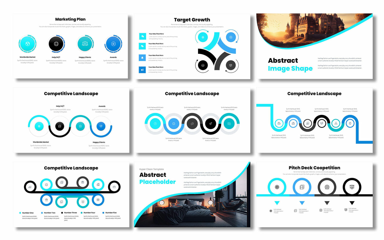 Business Strategy Bundle Presentation Template - MasterBundles