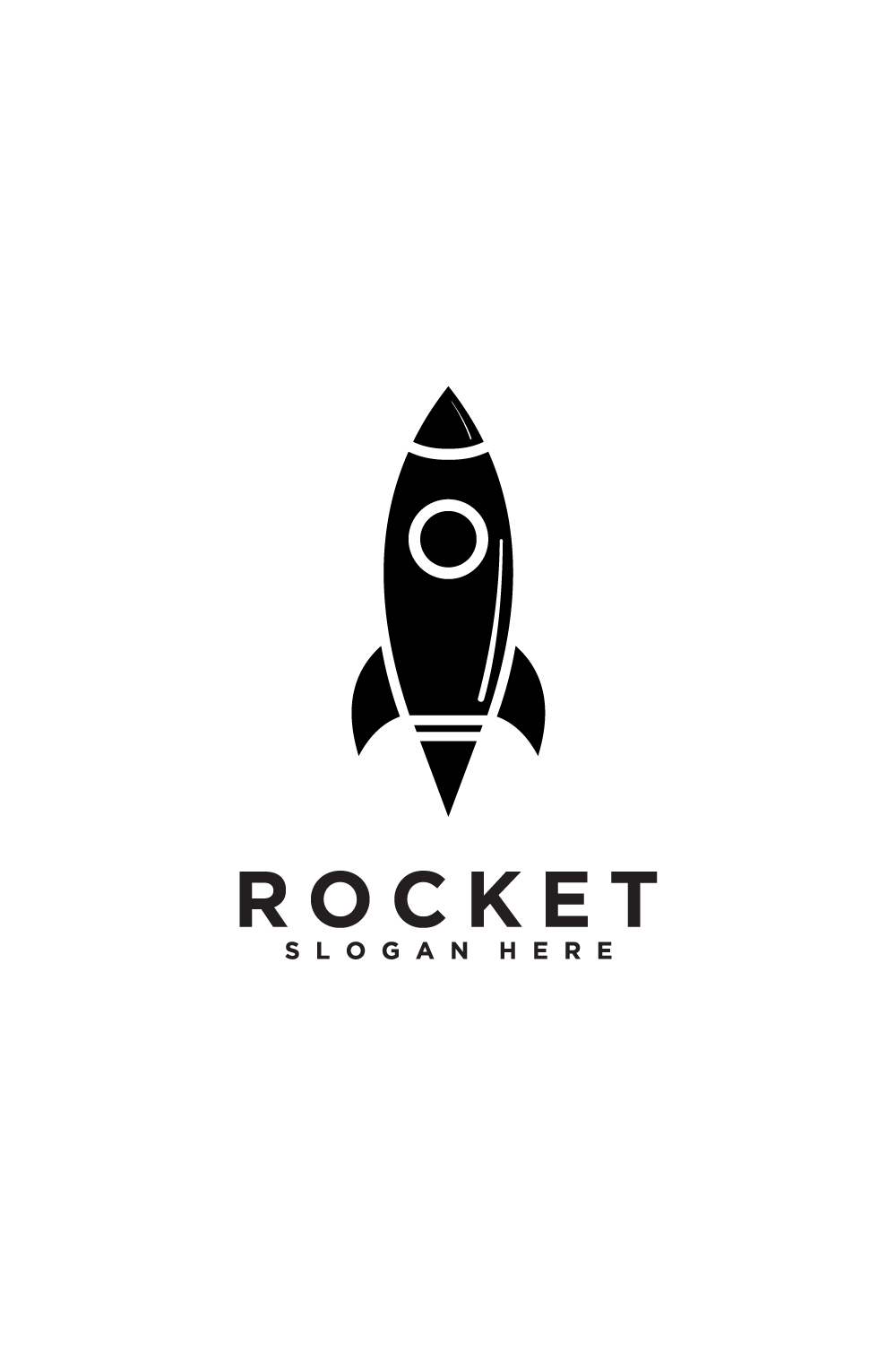 rocket launch vector template design pinterest preview image.