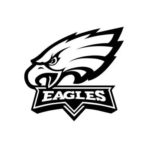 Powerful Eagle Design Set Black and White Eagle Clean Eagle Illustration Set Wings of Freedom cover image.