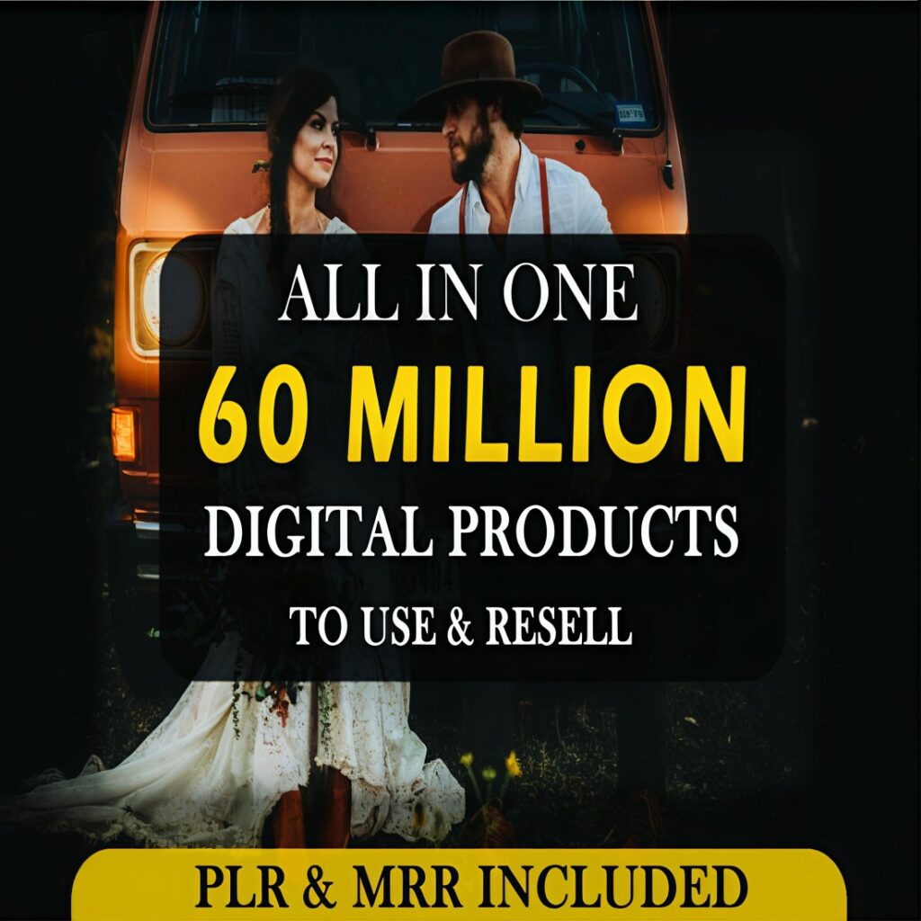 60 Million Digital Products Bundle for Passive Income, Master Resell ...