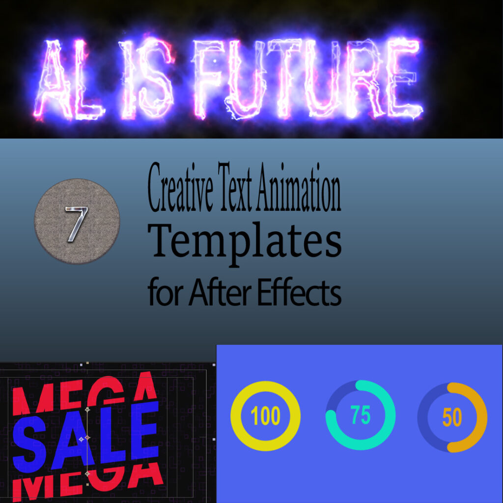 7 Creative Text Animation Templates for After Effects - MasterBundles