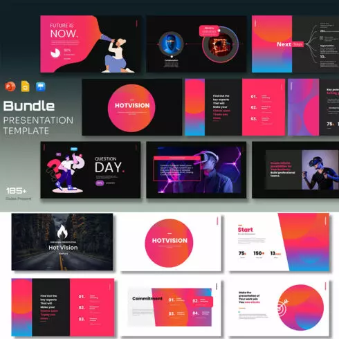 Hot- Vision Business Bundle Template cover image.