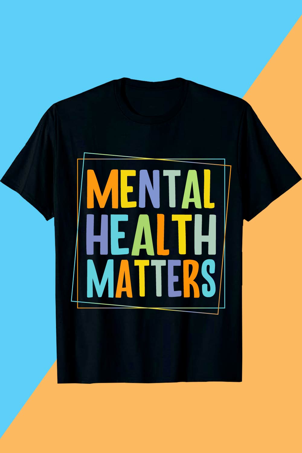 MENTAL HEALTH MATTERS Mental Health T-shirt Design Awareness pinterest preview image.