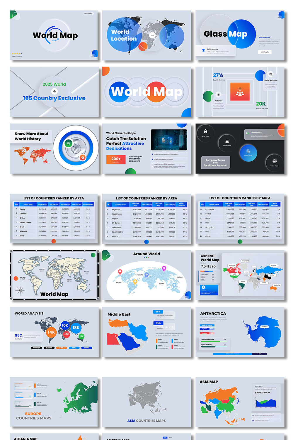 260+ Keynote World Map Presentation pinterest preview image.