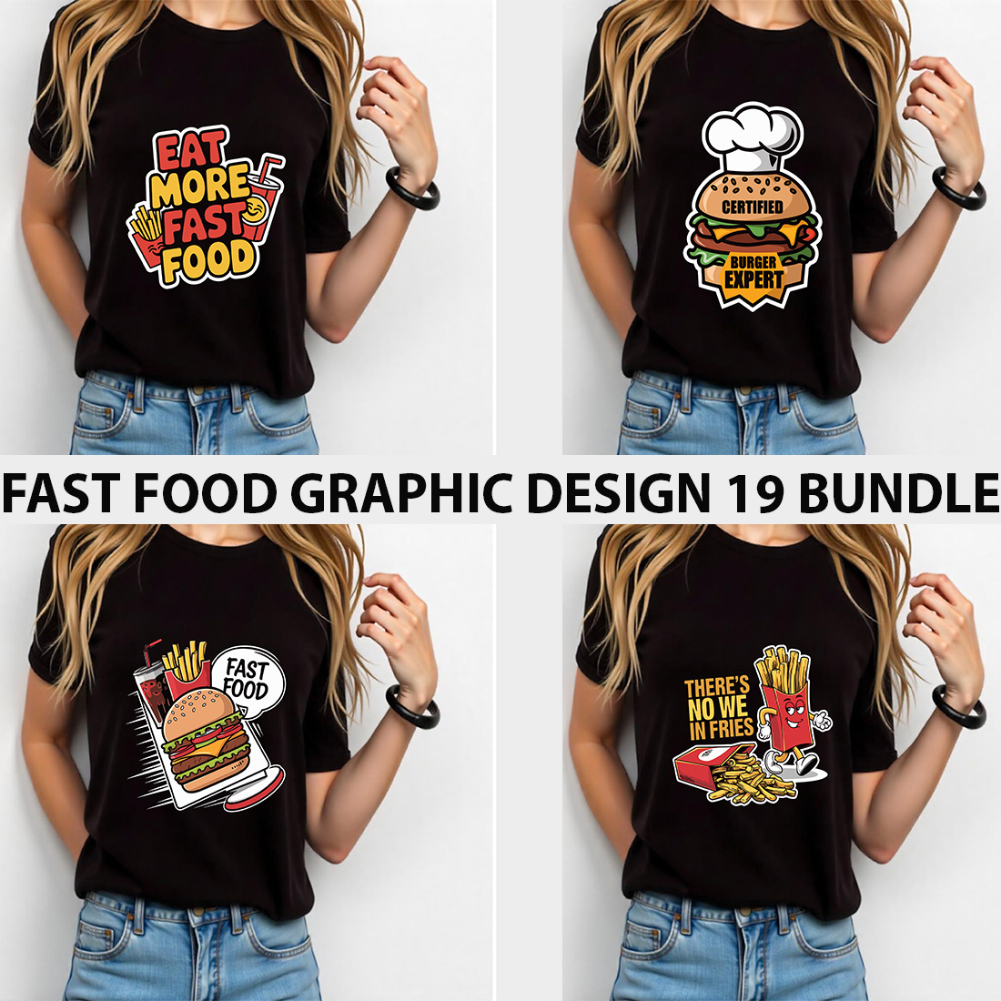Fast Food Graphic Design for Food Lovers cover image.