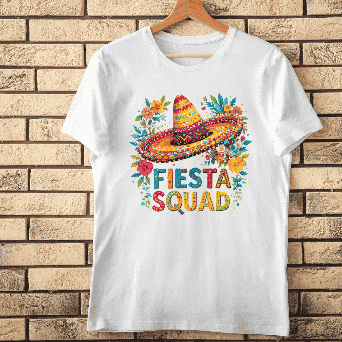 Mexican Party Sombrero T-Shirt Design cover image.
