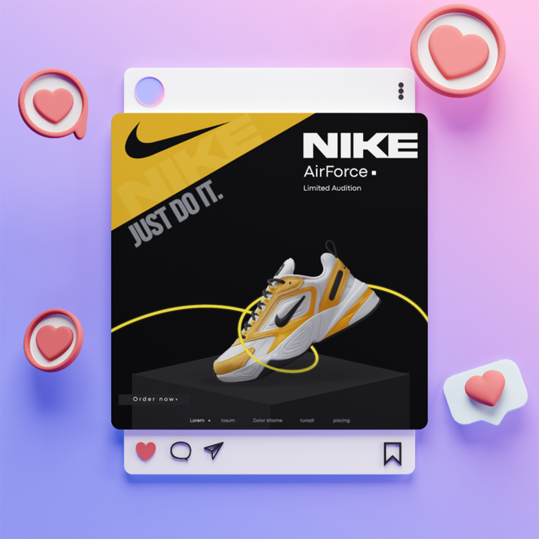 Product Social Media Template preview image.