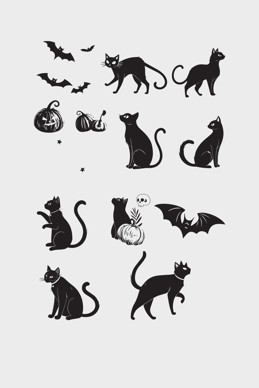 Cat vectors are digital images of cats created using mathematical equations to define their shape and appearance They are scalable and editable representations, commonly used in graphic design, illustration, and animation pinterest preview image.