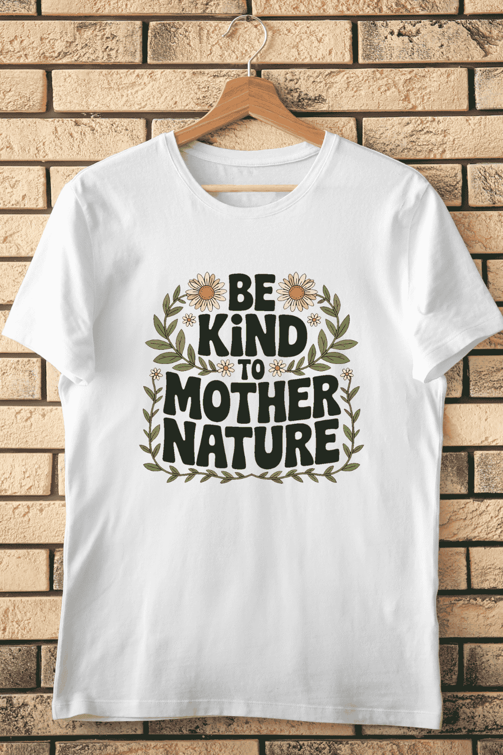 Nature Lover Quote T-Shirt Design pinterest preview image.