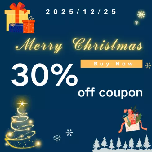 Christmas Modern Minimalist Banner / Social Media Ad Design Template cover image.