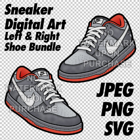 Dunk Low Pigeon JPEG PNG SVG digital sneaker art cover image.
