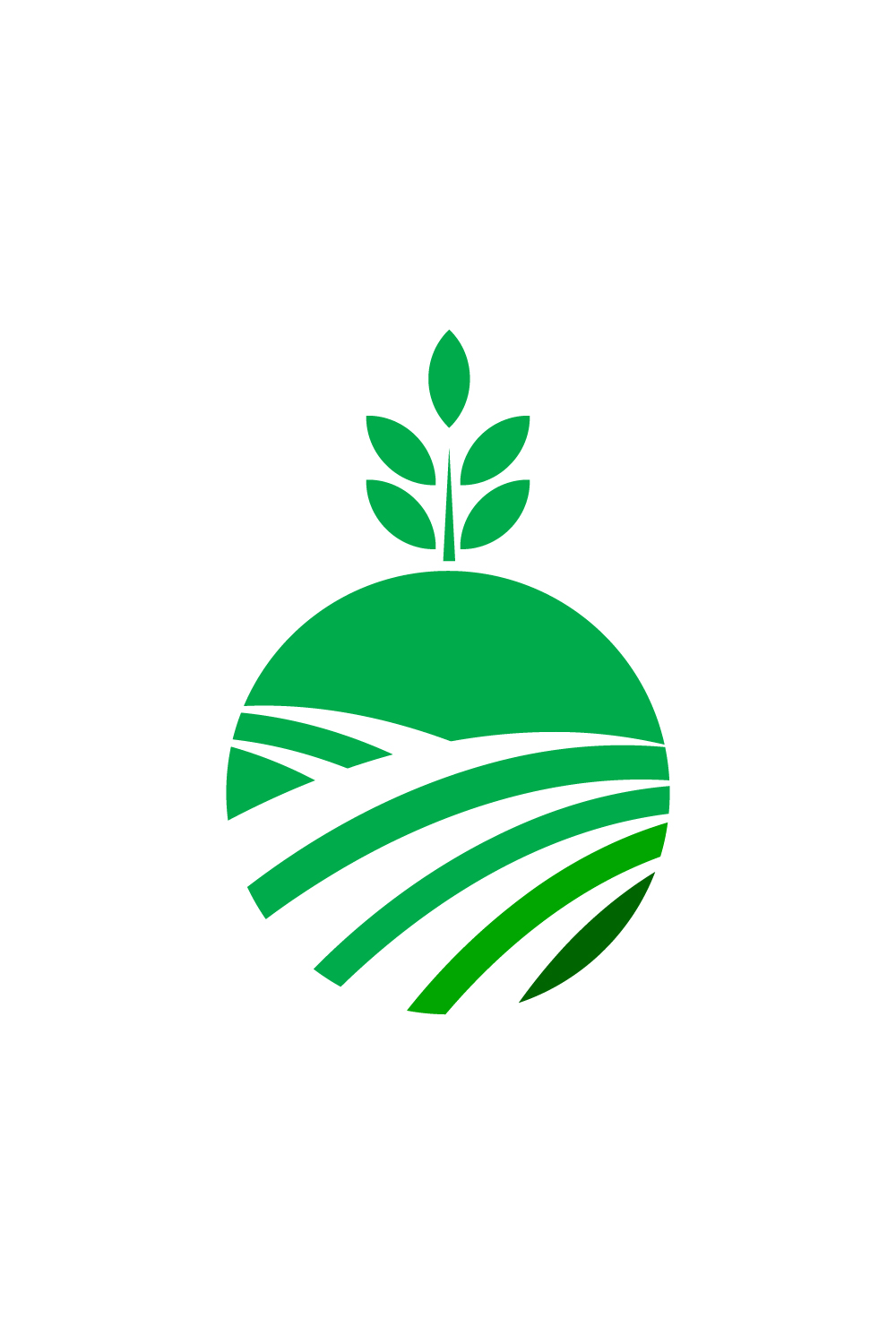 Farming and Agriculture logo design, Vector design Concept pinterest preview image.