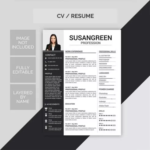 Professional Resume Templates cover image.