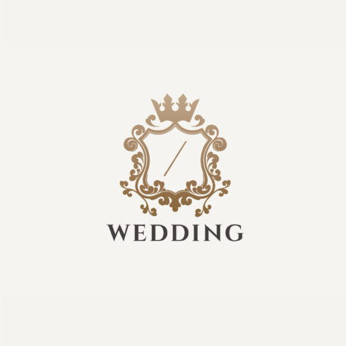 Wedding Crest Luxury Logo cover image.