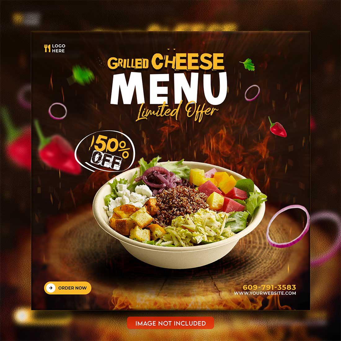 05 Unique & Professional social media post or web banner template design preview image.