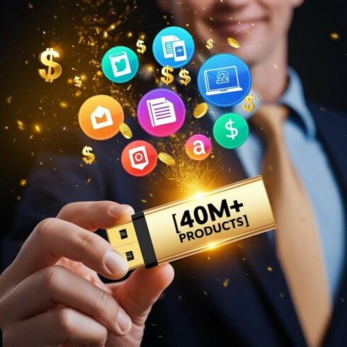 40M+ Master Resell Rights Digital Product Bundle – eBooks, Templates, Guides & More – Instant Access Digital cover image.